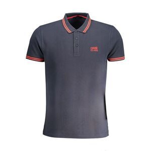 Cavalli Class Blue Cotton Men Polo Men's Shirt